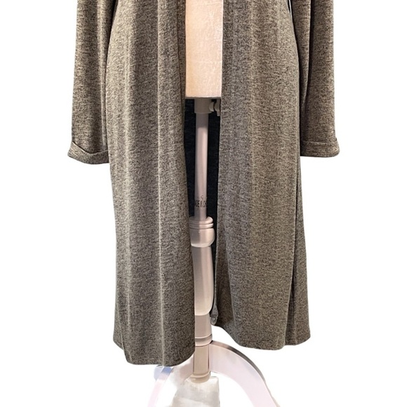 Soft Surroundings Soft Knit Duster Cardigan Green Size Medium - Picture 3 of 9